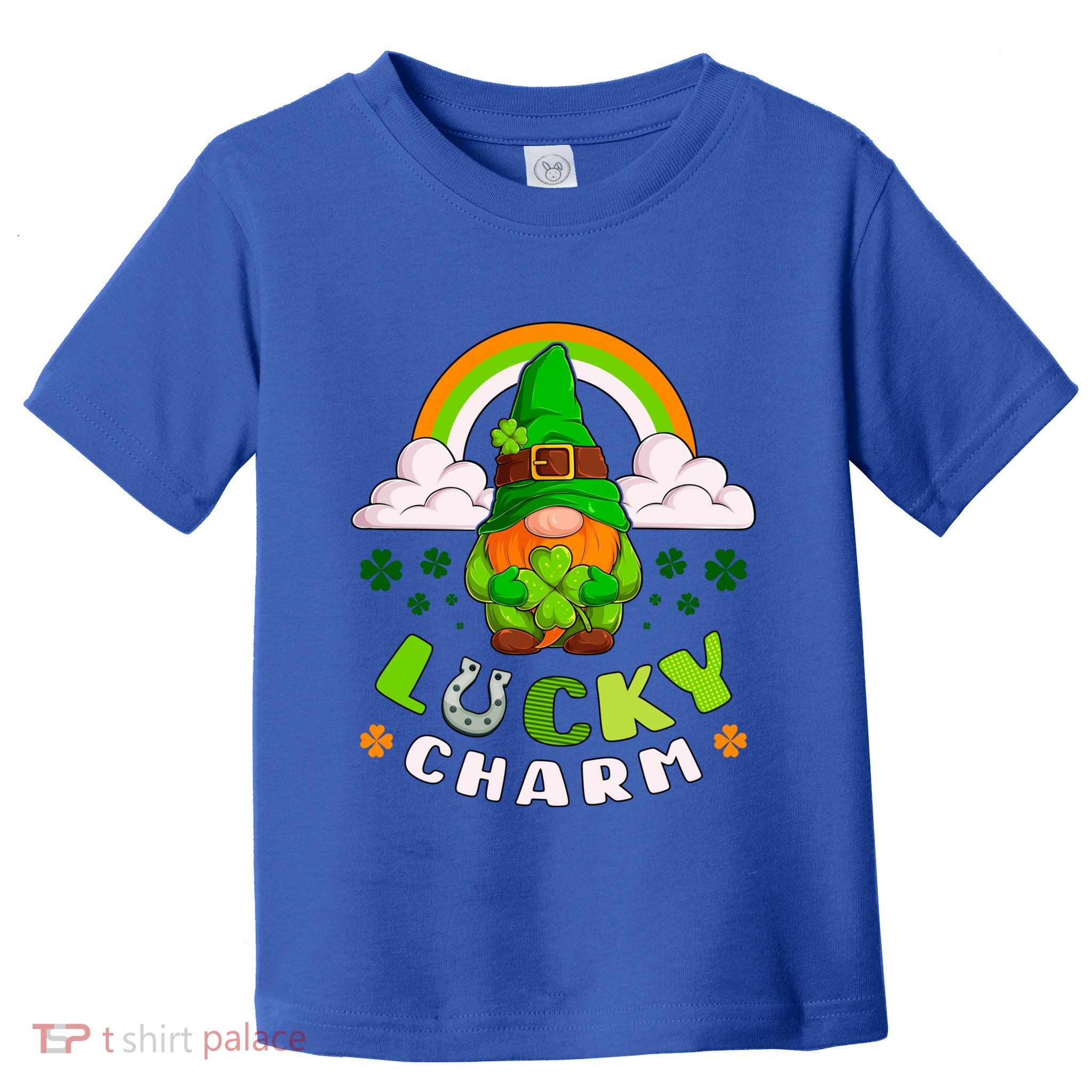 Lucky Irish Gnome St Patricks Day Gnome Irish Rainbow Gift Toddler T-Shirt