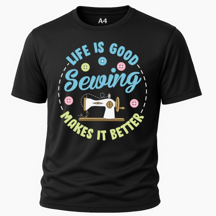 Life Is Good Sewing Makes Cooling Performance Crew T-Shirt