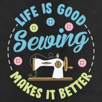 Life Is Good Sewing Makes Adult Drive Performance Visor