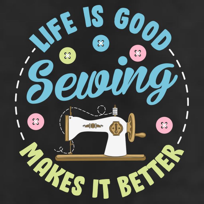 Life Is Good Sewing Makes Adult Drive Performance Visor