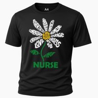 Life Is Good Nurse Flower The Art Of Optimism Cooling Performance Crew T-Shirt