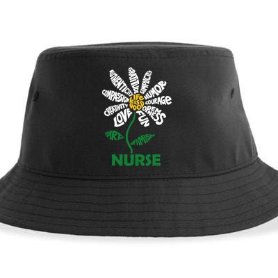 Life Is Good Nurse Flower The Art Of Optimism Sustainable Bucket Hat