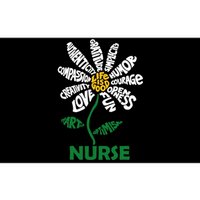 Life Is Good Nurse Flower The Art Of Optimism Bumper Sticker