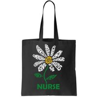 Life Is Good Nurse Flower The Art Of Optimism Tote Bag