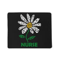 Life Is Good Nurse Flower The Art Of Optimism Mousepad