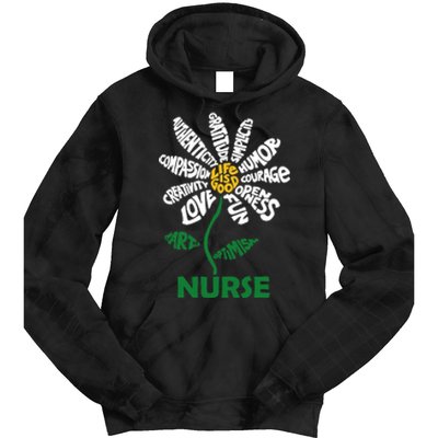 Life Is Good Nurse Flower The Art Of Optimism Tie Dye Hoodie