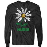 Life Is Good Nurse Flower The Art Of Optimism Tie-Dye Long Sleeve Shirt