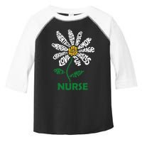 Life Is Good Nurse Flower The Art Of Optimism Toddler Fine Jersey T-Shirt