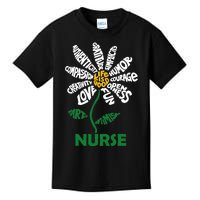 Life Is Good Nurse Flower The Art Of Optimism Kids T-Shirt