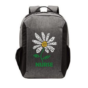 Life Is Good Nurse Flower The Art Of Optimism Vector Backpack