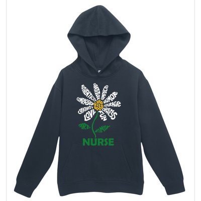 Life Is Good Nurse Flower The Art Of Optimism Urban Pullover Hoodie