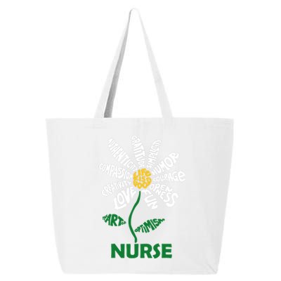 Life Is Good Nurse Flower The Art Of Optimism 25L Jumbo Tote