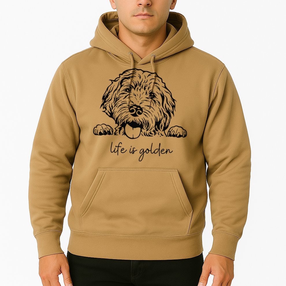 Life Is Golden Dog Mom Goldendoodle Mama Mothers Day Gift Hoodie