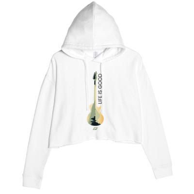 Life Is G.O.O.D Fun Designs Crop Fleece Hoodie