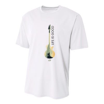 Life Is G.O.O.D Fun Designs Youth Performance Sprint T-Shirt
