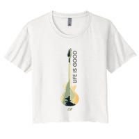 Life Is G.O.O.D Fun Designs Women's Crop Top Tee