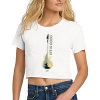 Life Is G.O.O.D Fun Designs Women's Crop Top Tee
