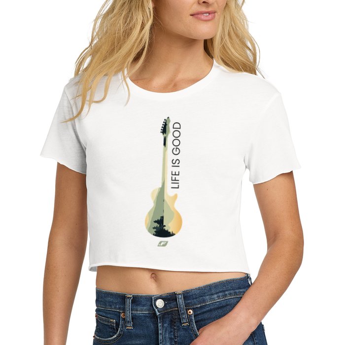 Life Is G.O.O.D Fun Designs Women's Crop Top Tee
