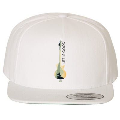 Life Is G.O.O.D Fun Designs Wool Snapback Cap
