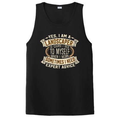 Landscaping I Gift I Outdoor I Funny Landscaper PosiCharge Competitor Tank