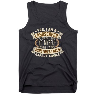 Landscaping I Gift I Outdoor I Funny Landscaper Tank Top