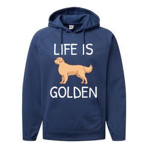 Life Is Golden Gift Performance Fleece Hoodie