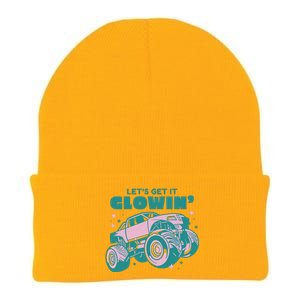 Let It Glowin Monster Truck Knit Cap Winter Beanie