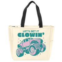 Let It Glowin Monster Truck Zip Tote Bag
