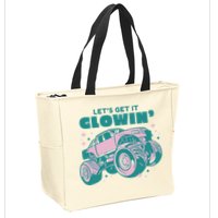 Let It Glowin Monster Truck Zip Tote Bag