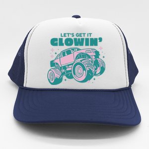 Let It Glowin Monster Truck Trucker Hat