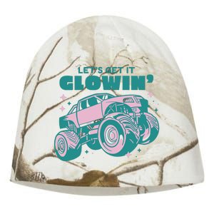 Let It Glowin Monster Truck Kati - Camo Knit Beanie