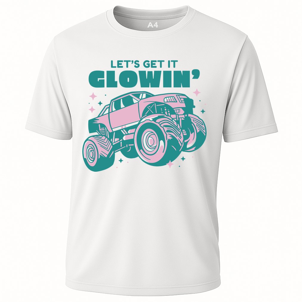 Let It Glowin Monster Truck Cooling Performance Crew T-Shirt