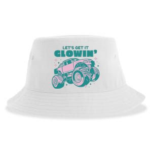 Let It Glowin Monster Truck Sustainable Bucket Hat