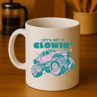 Let It Glowin Monster Truck Mug