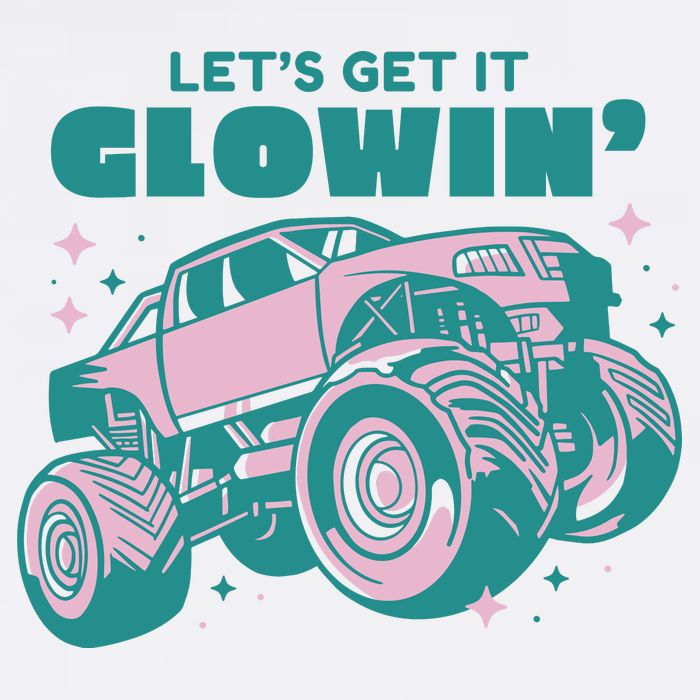 Let It Glowin Monster Truck Mug