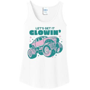 Let It Glowin Monster Truck Ladies Essential Tank