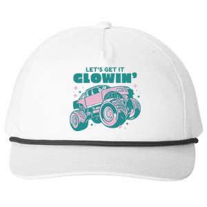 Let It Glowin Monster Truck Snapback Five-Panel Rope Hat