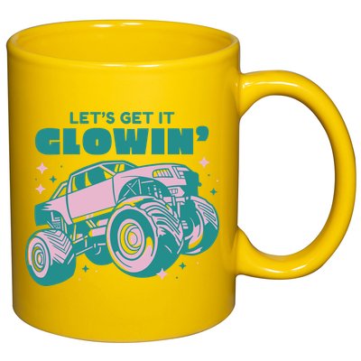 Let It Glowin Monster Truck 11oz C Handle Ceramic Mug