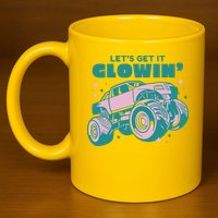 Let It Glowin Monster Truck 11oz C Handle Ceramic Mug