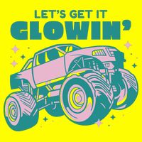 Let It Glowin Monster Truck 11oz C Handle Ceramic Mug
