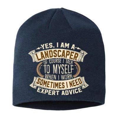 Landscaping I Gift I Outdoor I Funny Landscaper Sustainable Beanie