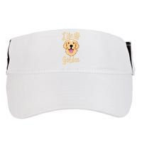 Life Is Golden Retriever  Dog Owner Gift Adult Drive Performance Visor