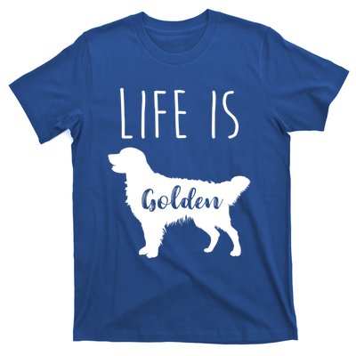 Life Is Golden Golden Retriever Cute Gift T-Shirt