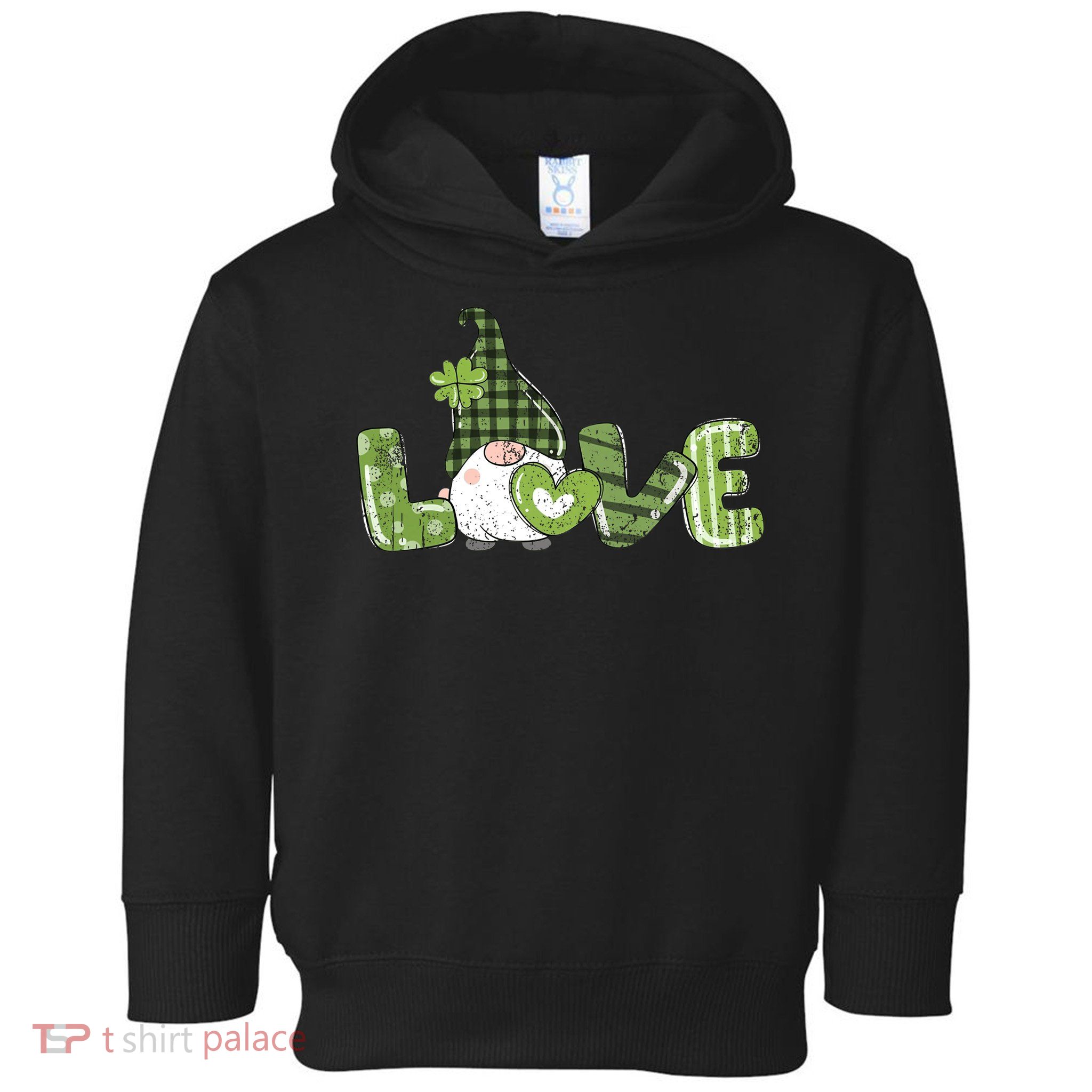 Love Irish Gnome Cute Friend Retro Toddler Hoodie