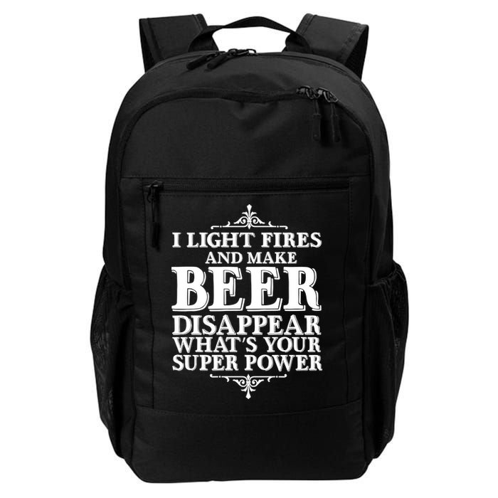 Light Fires And Make Beer Disappear  Backpack