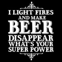 Light Fires And Make Beer Disappear  Backpack