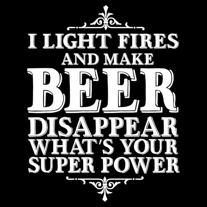 Light Fires And Make Beer Disappear  Backpack