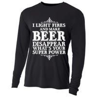 Light Fires And Make Beer Disappear  Cooling Performance Long Sleeve Crew