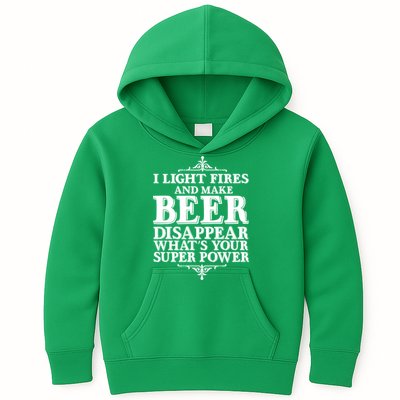 Light Fires And Make Beer Disappear  Kids Hoodie