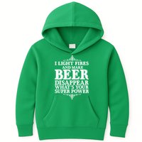 Light Fires And Make Beer Disappear  Kids Hoodie